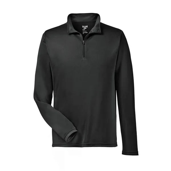 Team 365 Men's Zone Performance Quarter-Zip - Team 365 Men's Zone Performance Quarter-Zip - Image 39 of 82