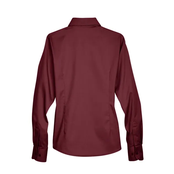 Harriton Ladies' Easy Blend™ Long-Sleeve Twill Shirt with... - Harriton Ladies' Easy Blend™ Long-Sleeve Twill Shirt with... - Image 144 of 146