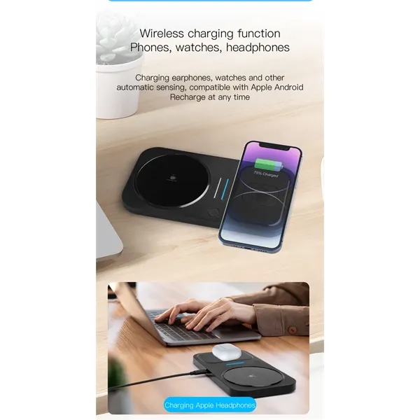 Mug Warmer + 3-1 Wireless Charger + PD Wall Adapter - Mug Warmer + 3-1 Wireless Charger + PD Wall Adapter - Image 3 of 13