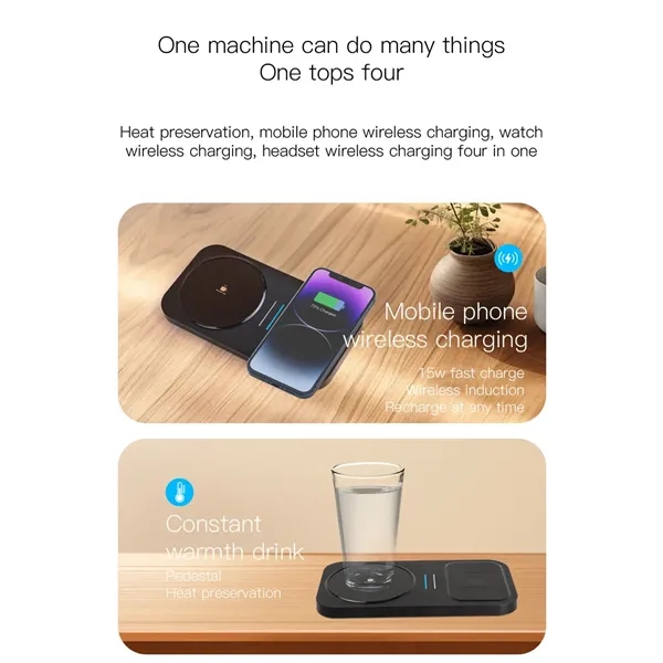 Mug Warmer + 3-1 Wireless Charger + PD Wall Adapter - Mug Warmer + 3-1 Wireless Charger + PD Wall Adapter - Image 4 of 13
