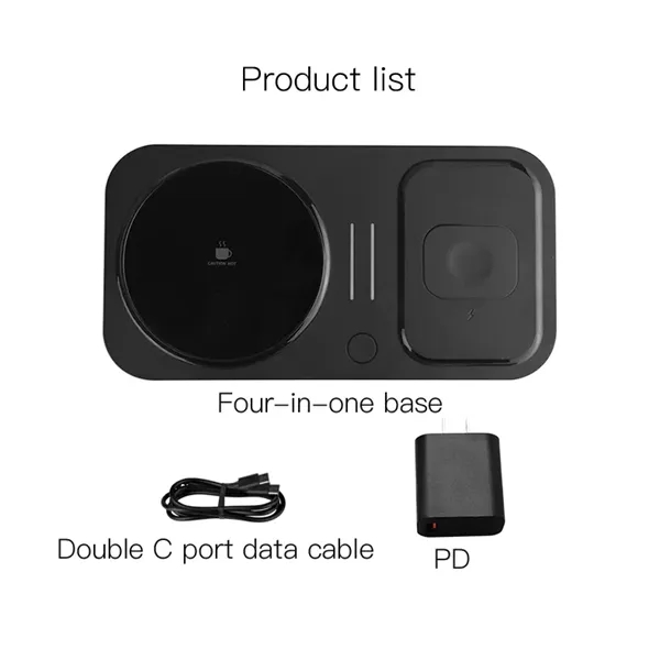 Mug Warmer + 3-1 Wireless Charger + PD Wall Adapter - Mug Warmer + 3-1 Wireless Charger + PD Wall Adapter - Image 11 of 13