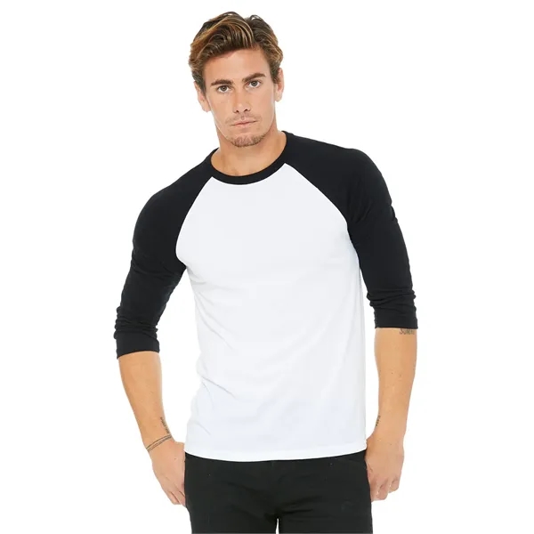 Bella + Canvas Unisex Three-Quarter Sleeve Baseball T-Shirt - Bella + Canvas Unisex Three-Quarter Sleeve Baseball T-Shirt - Image 9 of 194