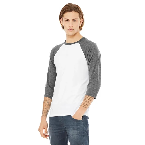 Bella + Canvas Unisex Three-Quarter Sleeve Baseball T-Shirt - Bella + Canvas Unisex Three-Quarter Sleeve Baseball T-Shirt - Image 167 of 194