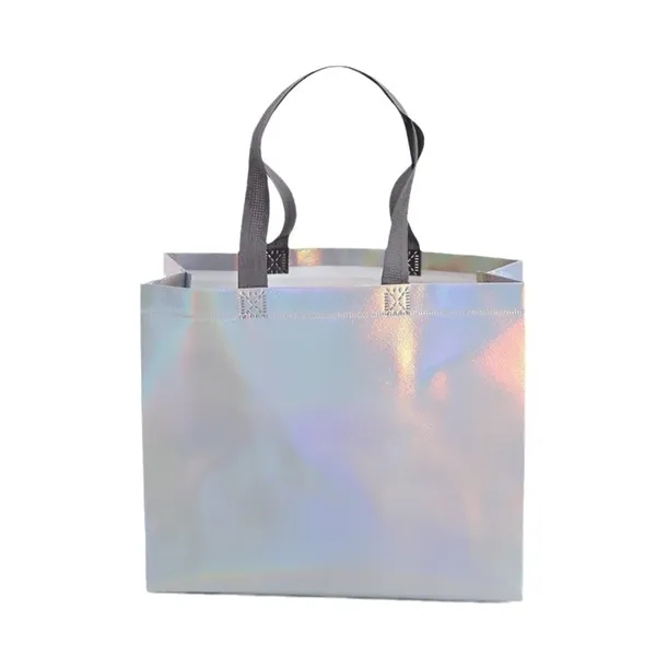 Glossy Waterproof Non Woven Tote Bag - Glossy Waterproof Non Woven Tote Bag - Image 2 of 2