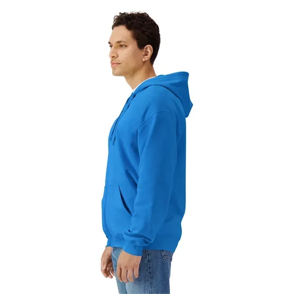 Gildan Unisex Softstyle Fleece Full Zip Hooded Sweatshirt - Gildan Unisex Softstyle Fleece Full Zip Hooded Sweatshirt - Image 26 of 35