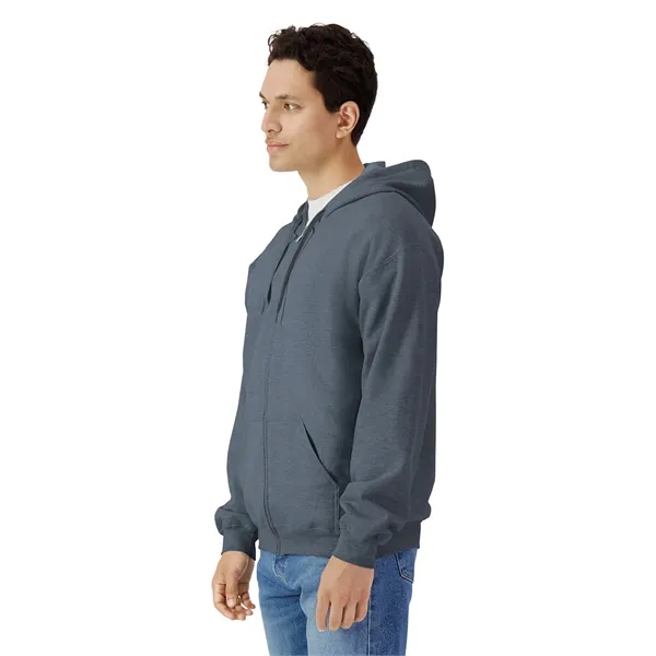 Gildan Unisex Softstyle Fleece Full Zip Hooded Sweatshirt - Gildan Unisex Softstyle Fleece Full Zip Hooded Sweatshirt - Image 31 of 35