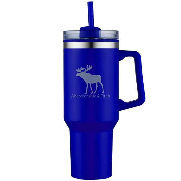 Aqueduct-IV 40 Oz Tumbler Mugs with Straw - Aqueduct-IV 40 Oz Tumbler Mugs with Straw - Image 5 of 5