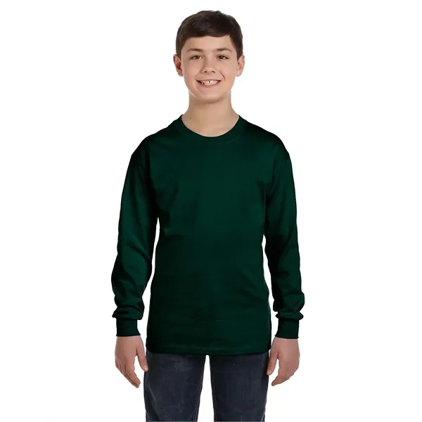 Gildan Youth Heavy Cotton™ Long-Sleeve T-Shirt - Gildan Youth Heavy Cotton™ Long-Sleeve T-Shirt - Image 36 of 92