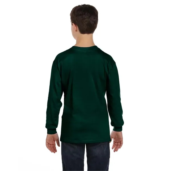 Gildan Youth Heavy Cotton™ Long-Sleeve T-Shirt - Gildan Youth Heavy Cotton™ Long-Sleeve T-Shirt - Image 37 of 92