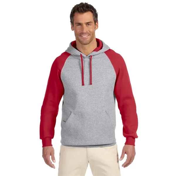 Jerzees Adult NuBlend® Colorblock Raglan Pullover Hooded ... - Jerzees Adult NuBlend® Colorblock Raglan Pullover Hooded ... - Image 15 of 23