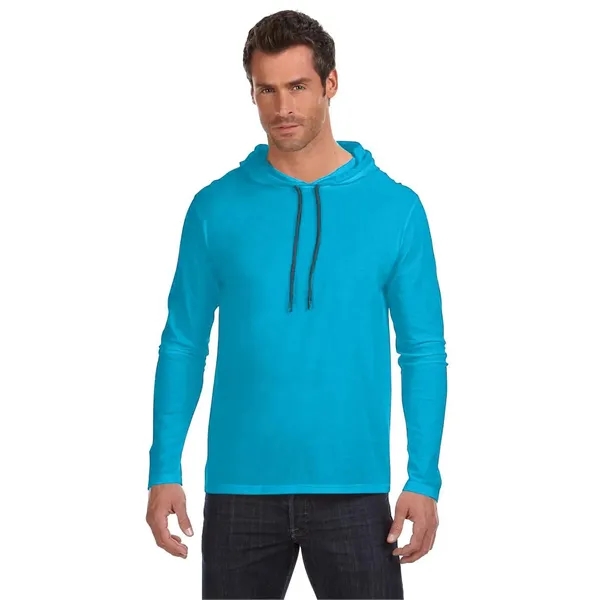 Gildan Adult Lightweight Long-Sleeve Hooded T-Shirt - Gildan Adult Lightweight Long-Sleeve Hooded T-Shirt - Image 22 of 51