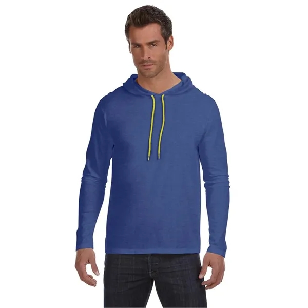 Gildan Adult Lightweight Long-Sleeve Hooded T-Shirt - Gildan Adult Lightweight Long-Sleeve Hooded T-Shirt - Image 49 of 51