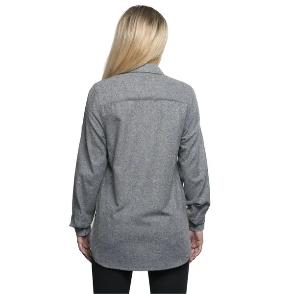 Burnside Ladies' Solid Flannel Shirt - Burnside Ladies' Solid Flannel Shirt - Image 13 of 23