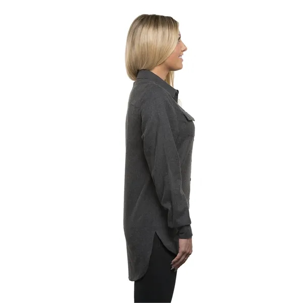 Burnside Ladies' Solid Flannel Shirt - Burnside Ladies' Solid Flannel Shirt - Image 17 of 23
