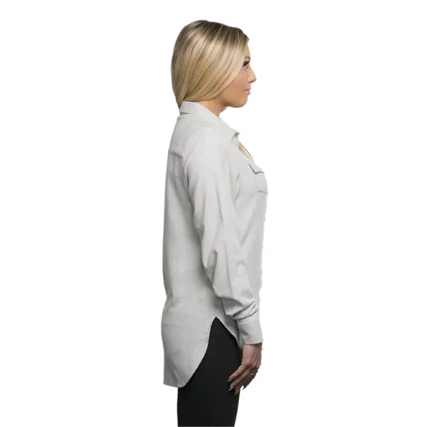 Burnside Ladies' Solid Flannel Shirt - Burnside Ladies' Solid Flannel Shirt - Image 23 of 23