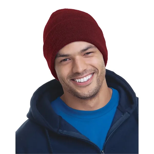 Bayside USA Made Knit Cuff Beanie - Bayside USA Made Knit Cuff Beanie - Image 12 of 28