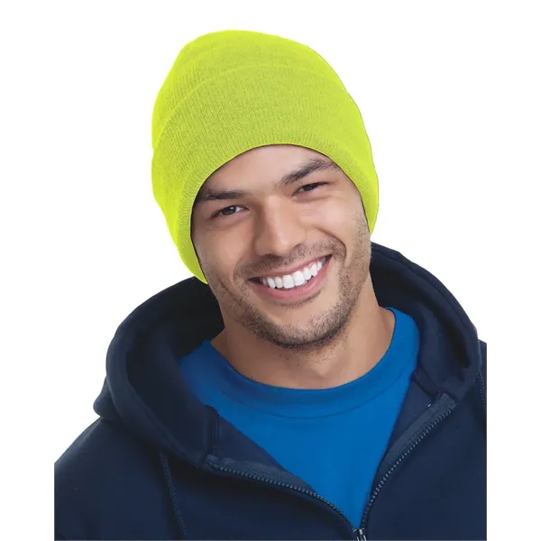 Bayside USA Made Knit Cuff Beanie - Bayside USA Made Knit Cuff Beanie - Image 13 of 28