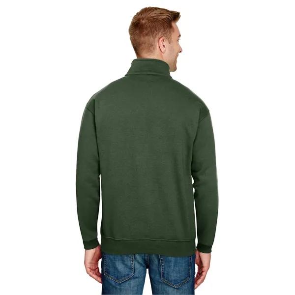 Bayside Unisex USA Made Quarter-Zip Pullover Sweatshirt - Bayside Unisex USA Made Quarter-Zip Pullover Sweatshirt - Image 40 of 42