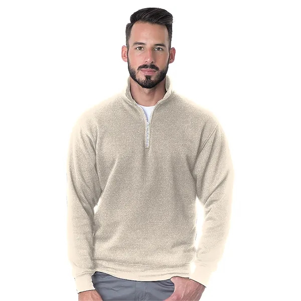 Bayside Unisex USA Made Quarter-Zip Pullover Sweatshirt - Bayside Unisex USA Made Quarter-Zip Pullover Sweatshirt - Image 42 of 42