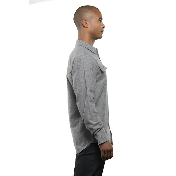 Burnside Men's Solid Flannel Shirt - Burnside Men's Solid Flannel Shirt - Image 17 of 28