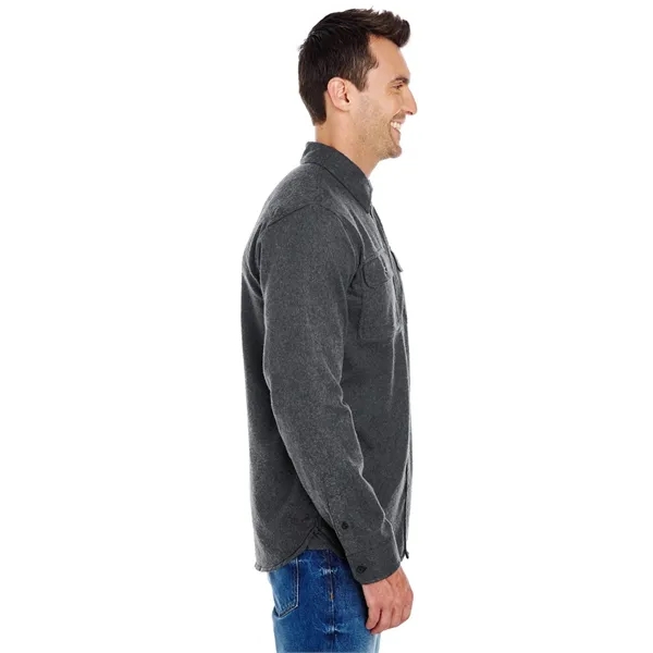 Burnside Men's Solid Flannel Shirt - Burnside Men's Solid Flannel Shirt - Image 20 of 28