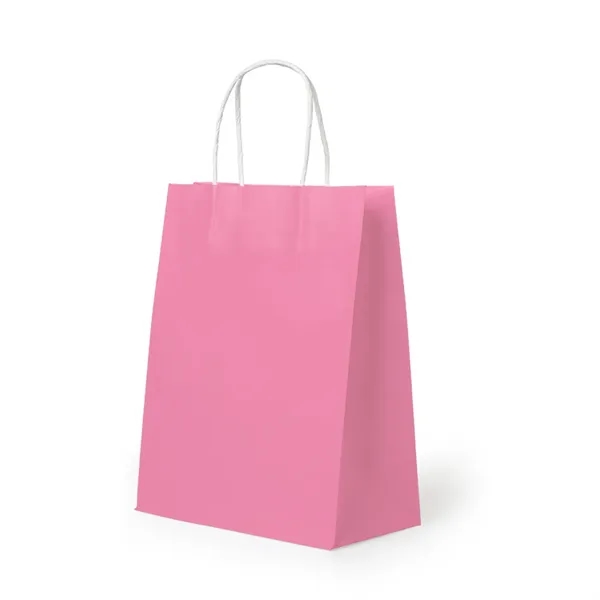 White Kraft Paper Gift Bags 10x13x4 3/4" - White Kraft Paper Gift Bags 10x13x4 3/4" - Image 1 of 4