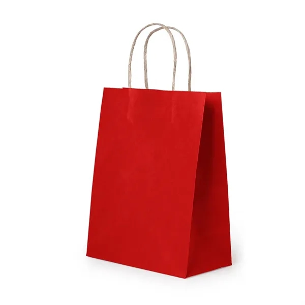 White Kraft Paper Gift Bags 10x13x4 3/4" - White Kraft Paper Gift Bags 10x13x4 3/4" - Image 3 of 4