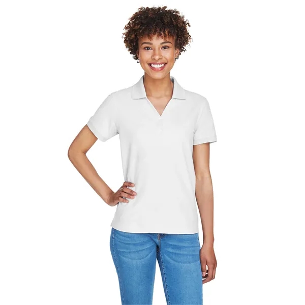 Devon & Jones Ladies' Pima Pique Y-Collar Polo - Devon & Jones Ladies' Pima Pique Y-Collar Polo - Image 39 of 142