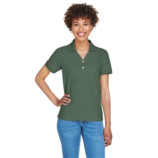 Devon & Jones Ladies' Pima Pique Y-Collar Polo - Devon & Jones Ladies' Pima Pique Y-Collar Polo - Image 78 of 142