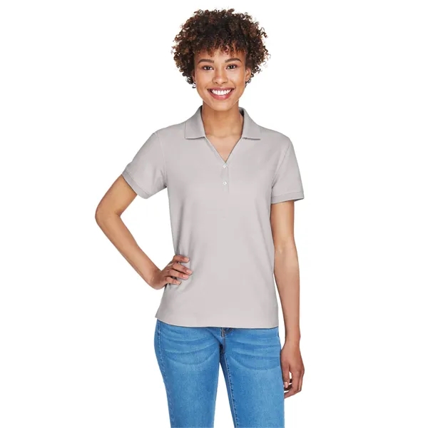 Devon & Jones Ladies' Pima Pique Y-Collar Polo - Devon & Jones Ladies' Pima Pique Y-Collar Polo - Image 86 of 142