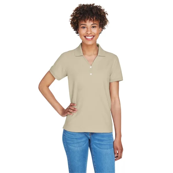 Devon & Jones Ladies' Pima Pique Y-Collar Polo - Devon & Jones Ladies' Pima Pique Y-Collar Polo - Image 91 of 142