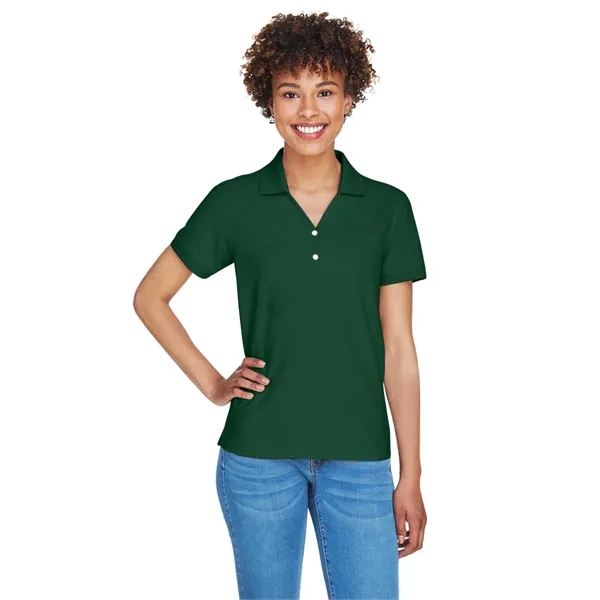 Devon & Jones Ladies' Pima Pique Y-Collar Polo - Devon & Jones Ladies' Pima Pique Y-Collar Polo - Image 45 of 142