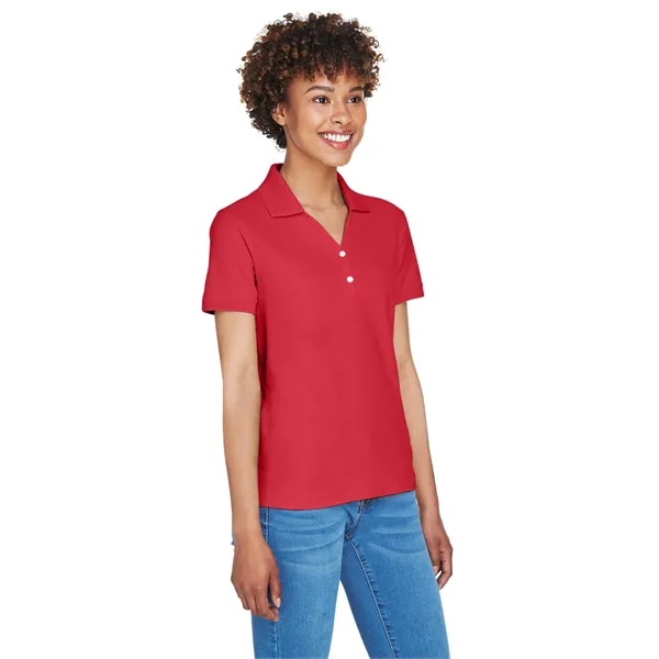 Devon & Jones Ladies' Pima Pique Y-Collar Polo - Devon & Jones Ladies' Pima Pique Y-Collar Polo - Image 104 of 142