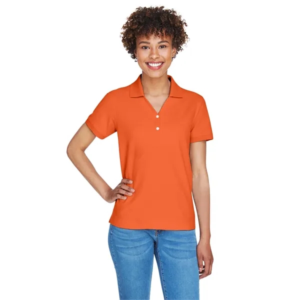 Devon & Jones Ladies' Pima Pique Y-Collar Polo - Devon & Jones Ladies' Pima Pique Y-Collar Polo - Image 117 of 142