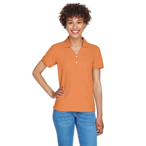 Devon & Jones Ladies' Pima Pique Y-Collar Polo - Devon & Jones Ladies' Pima Pique Y-Collar Polo - Image 124 of 142