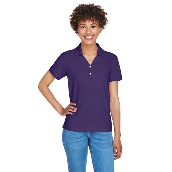 Devon & Jones Ladies' Pima Pique Y-Collar Polo - Devon & Jones Ladies' Pima Pique Y-Collar Polo - Image 129 of 142