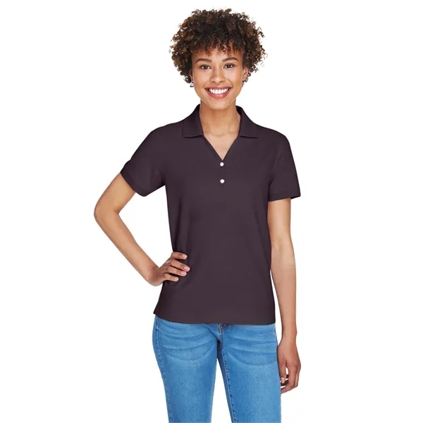 Devon & Jones Ladies' Pima Pique Y-Collar Polo - Devon & Jones Ladies' Pima Pique Y-Collar Polo - Image 139 of 142
