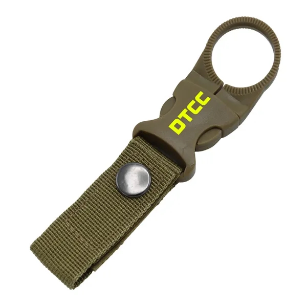 Outdoor Tactical Nylon Water Bottle Holder Clip - Outdoor Tactical Nylon Water Bottle Holder Clip - Image 1 of 3