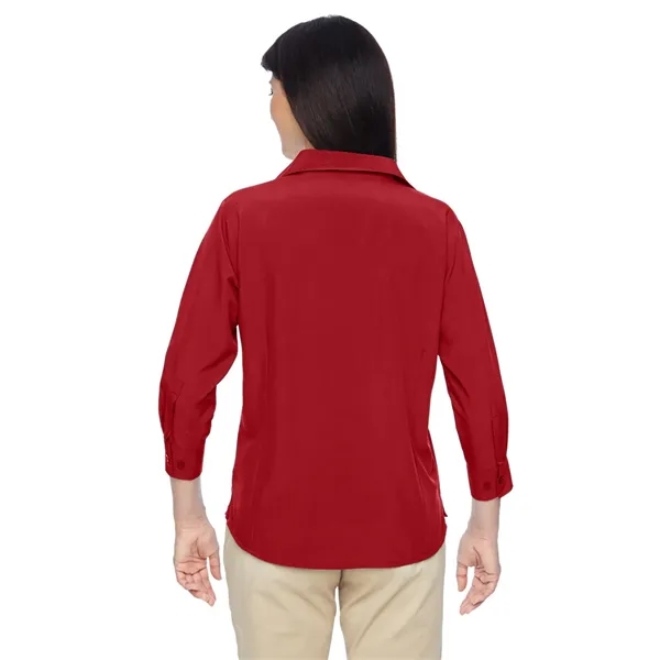Harriton Ladies' Paradise Three-Quarter Sleeve Performanc... - Harriton Ladies' Paradise Three-Quarter Sleeve Performanc... - Image 9 of 10