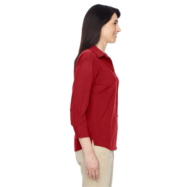 Harriton Ladies' Paradise Three-Quarter Sleeve Performanc... - Harriton Ladies' Paradise Three-Quarter Sleeve Performanc... - Image 10 of 10