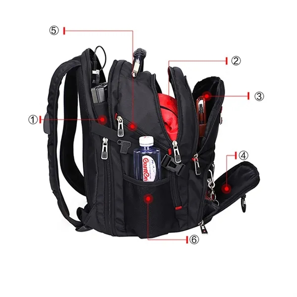 17In Laptop Backpack - 17In Laptop Backpack - Image 1 of 5