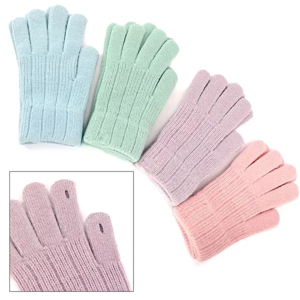Winter Touch Screen Knitted Warm Gloves - Winter Touch Screen Knitted Warm Gloves - Image 1 of 1