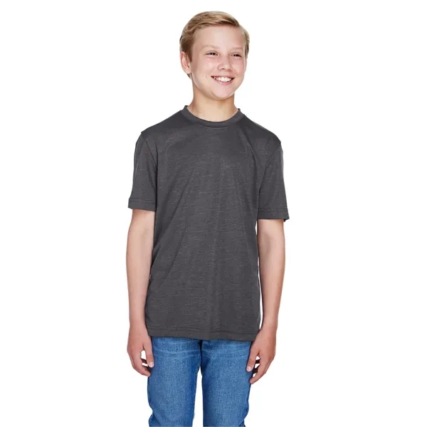 Team 365 Youth Sonic Heather Performance T-Shirt - Team 365 Youth Sonic Heather Performance T-Shirt - Image 30 of 70