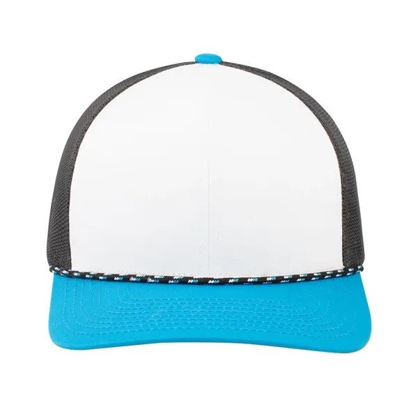 Pacific Headwear Trucker Snapback Braid Cap - Pacific Headwear Trucker Snapback Braid Cap - Image 12 of 70