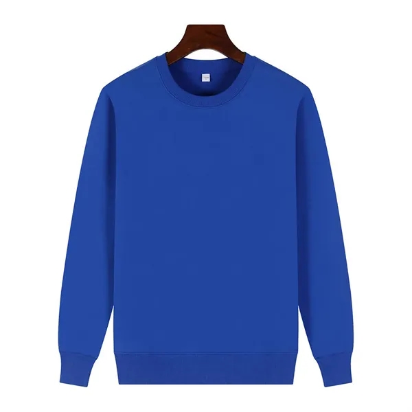 Unisex Round Neck Long Sleeve Pullover Top - Unisex Round Neck Long Sleeve Pullover Top - Image 4 of 7