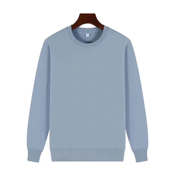 Unisex Round Neck Long Sleeve Pullover Top - Unisex Round Neck Long Sleeve Pullover Top - Image 5 of 7