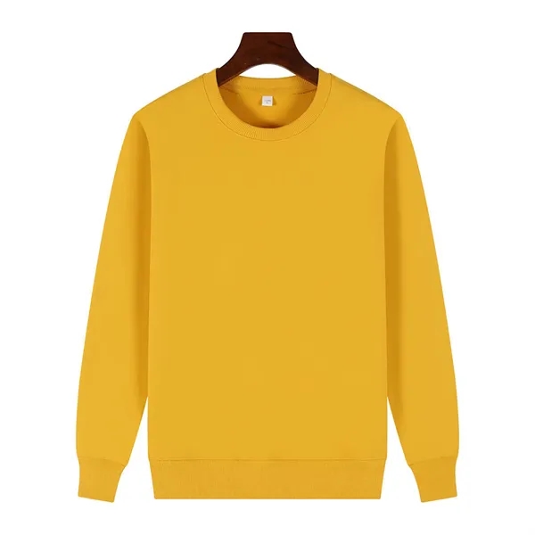 Unisex Round Neck Long Sleeve Pullover Top - Unisex Round Neck Long Sleeve Pullover Top - Image 6 of 7