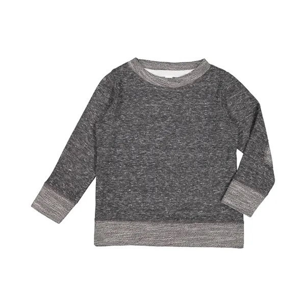 Rabbit Skins Toddler Harborside Melange French Terry Crew... - Rabbit Skins Toddler Harborside Melange French Terry Crew... - Image 18 of 27