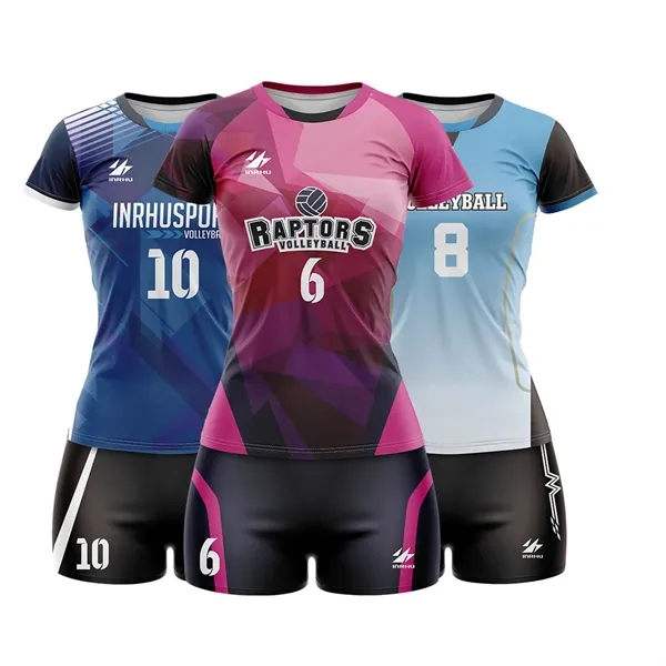 Pro Personalized Volleyball Uniform - Jersey and Shorts Set - Pro Personalized Volleyball Uniform - Jersey and Shorts Set - Image 1 of 1