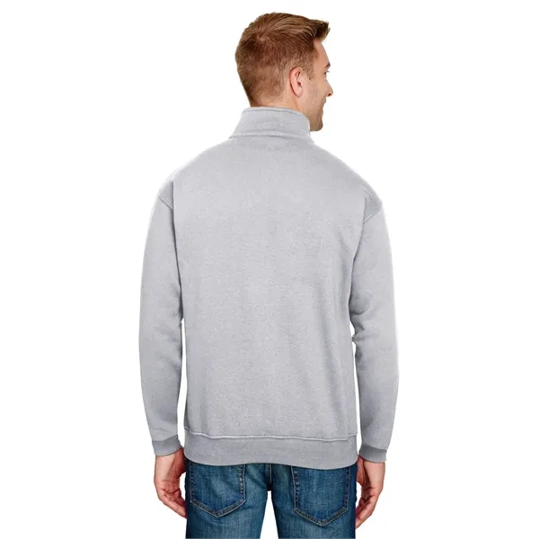 Bayside Unisex USA Made Quarter-Zip Pullover Sweatshirt - Bayside Unisex USA Made Quarter-Zip Pullover Sweatshirt - Image 30 of 42